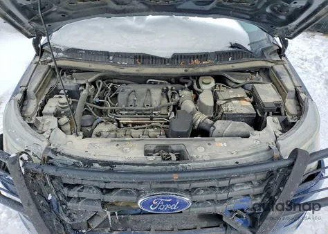 2016 Ford Explorer Police Interceptor z USA, uszkodzony, nr VIN 1FM5K8ARXGGA72090